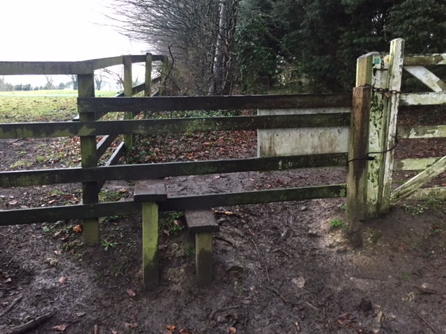 1 stile which was replaced
